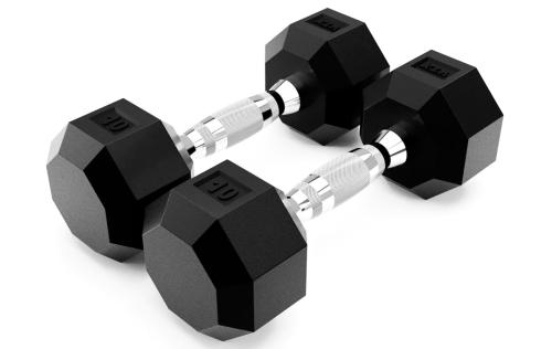 HexRubberDumbells